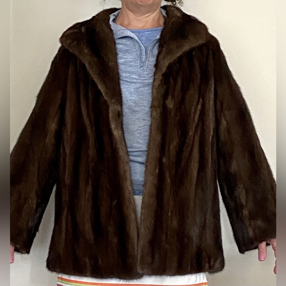 Jackets & Blazers - CHOCOLATE BROWN MINK